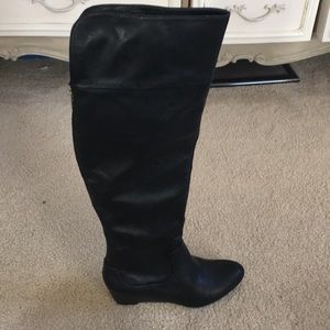 Jennifer Lopez Lovely Boots Size 7.5 Black NEW